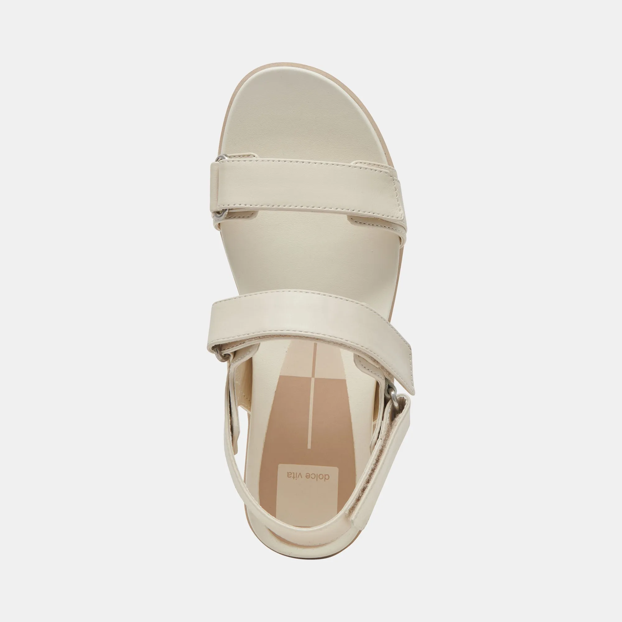 IZAK SANDALS IVORY LEATHER