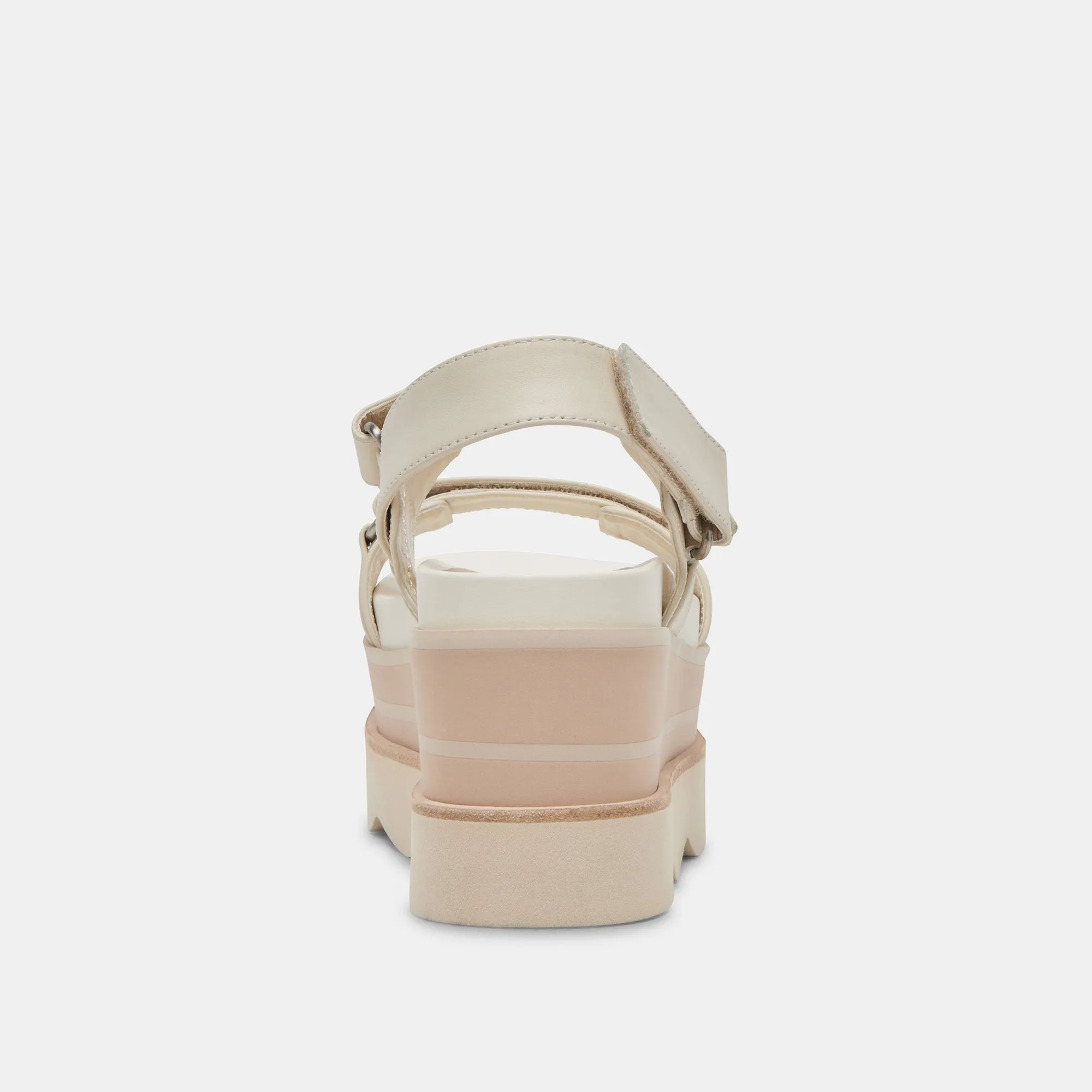 IZAK SANDALS IVORY LEATHER