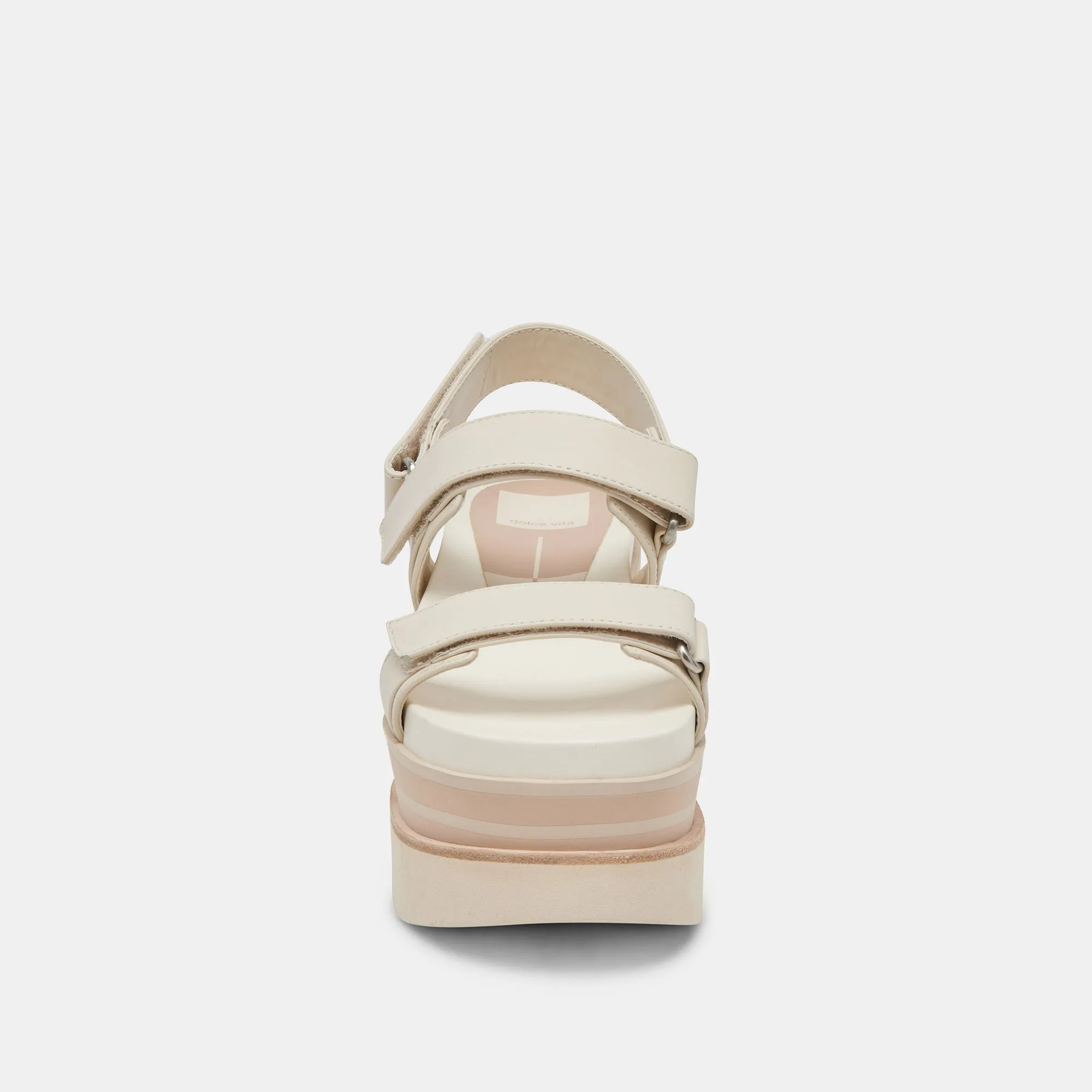 IZAK SANDALS IVORY LEATHER