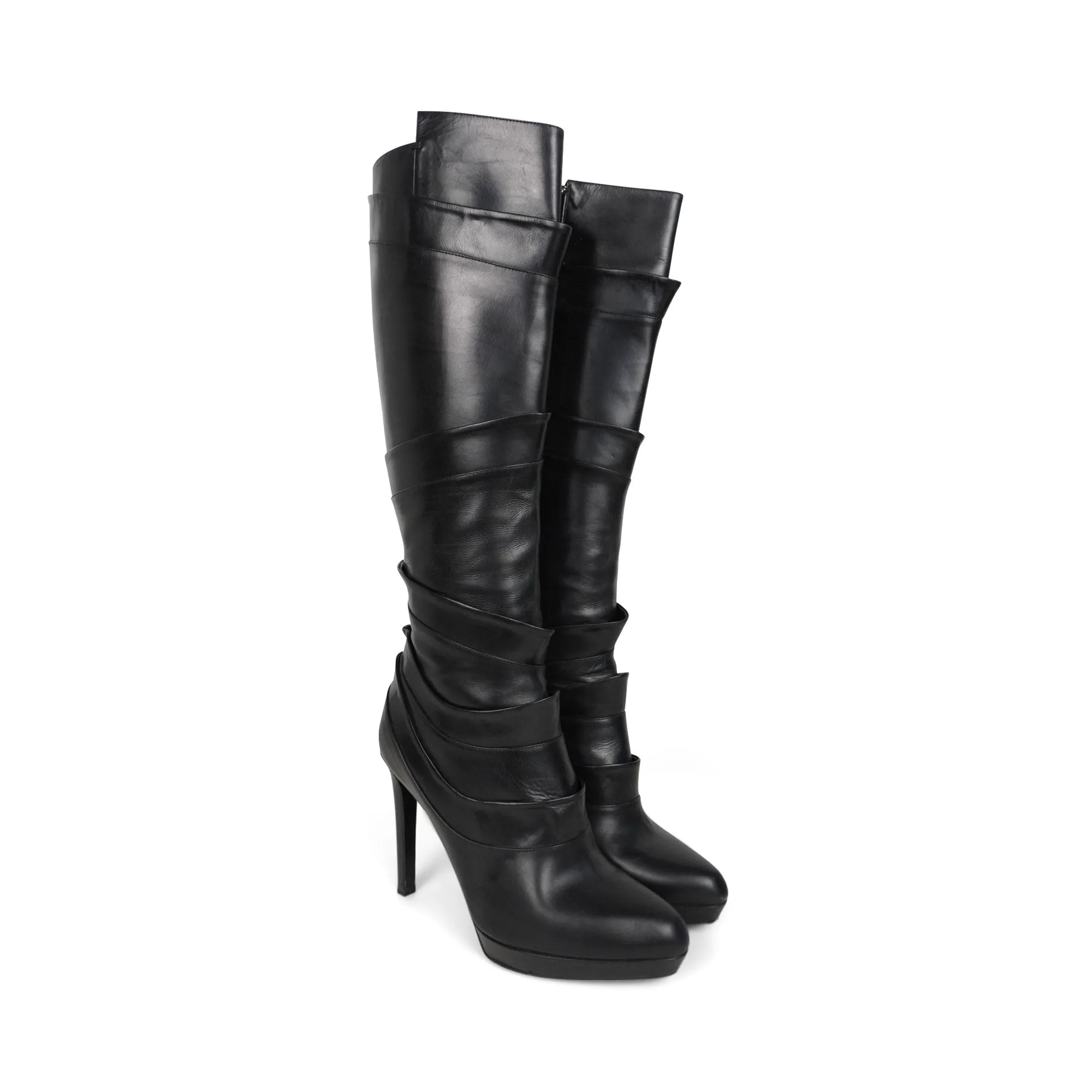 Jil Sander Pleated Boots - Women's 37