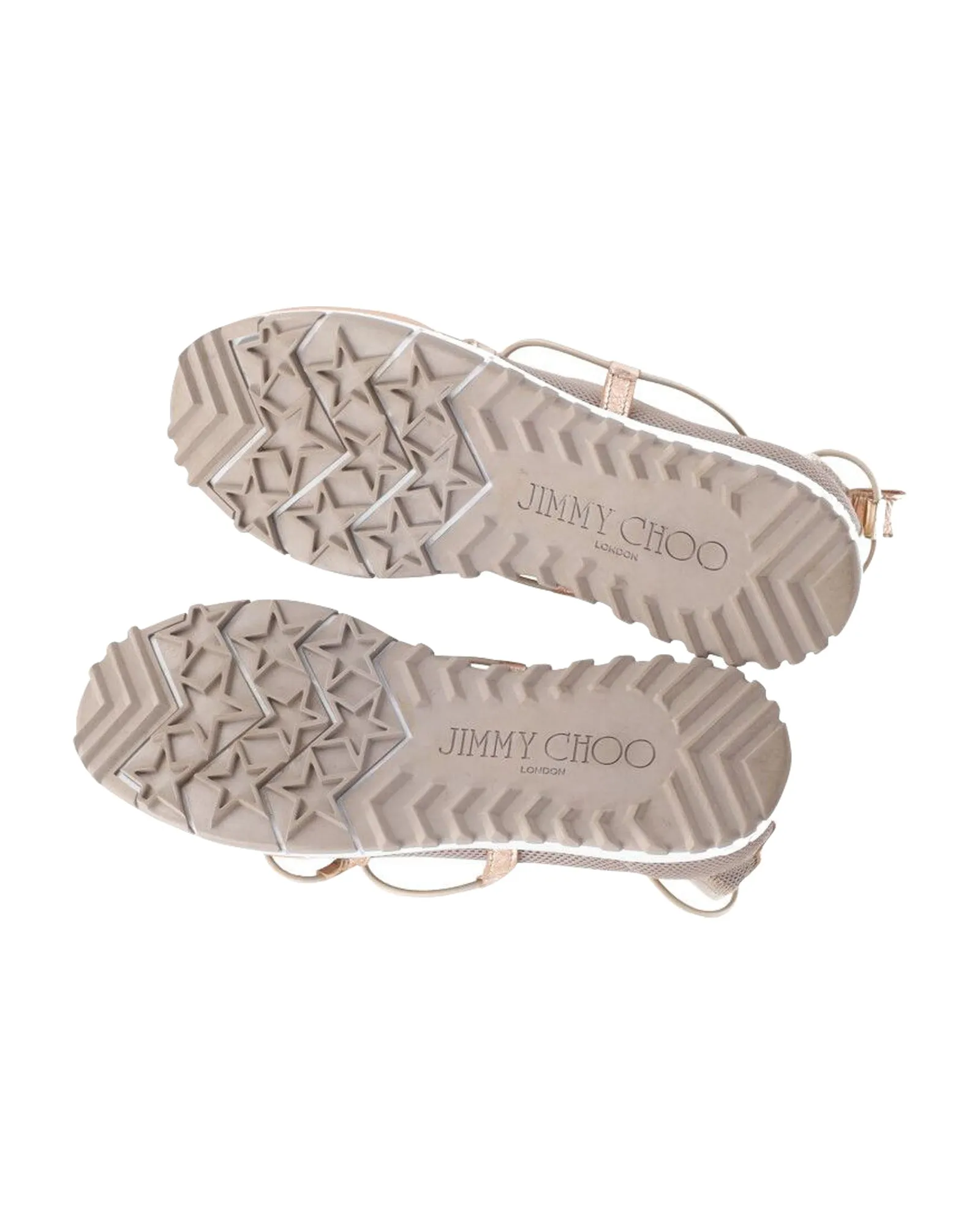 Jimmy Choo Andrea Sneakers in Beige Mesh
