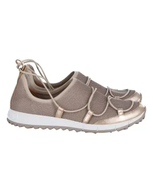 Jimmy Choo Andrea Sneakers in Beige Mesh