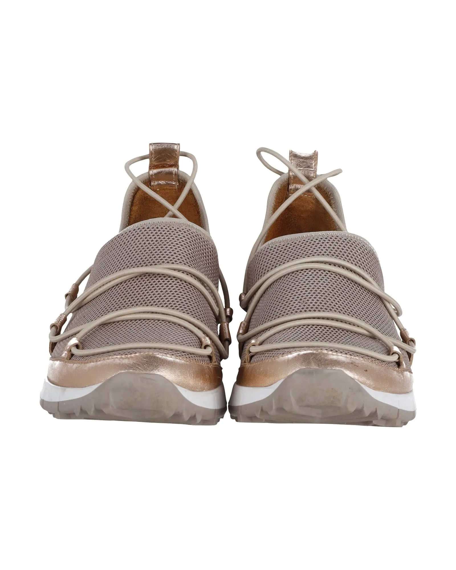 Jimmy Choo Andrea Sneakers in Beige Mesh