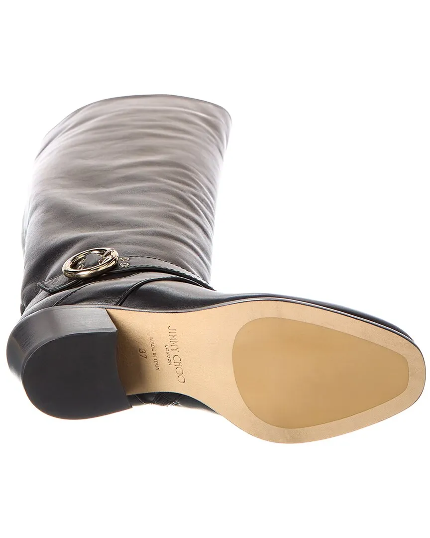 Jimmy Choo Beca Leather Tall Boot