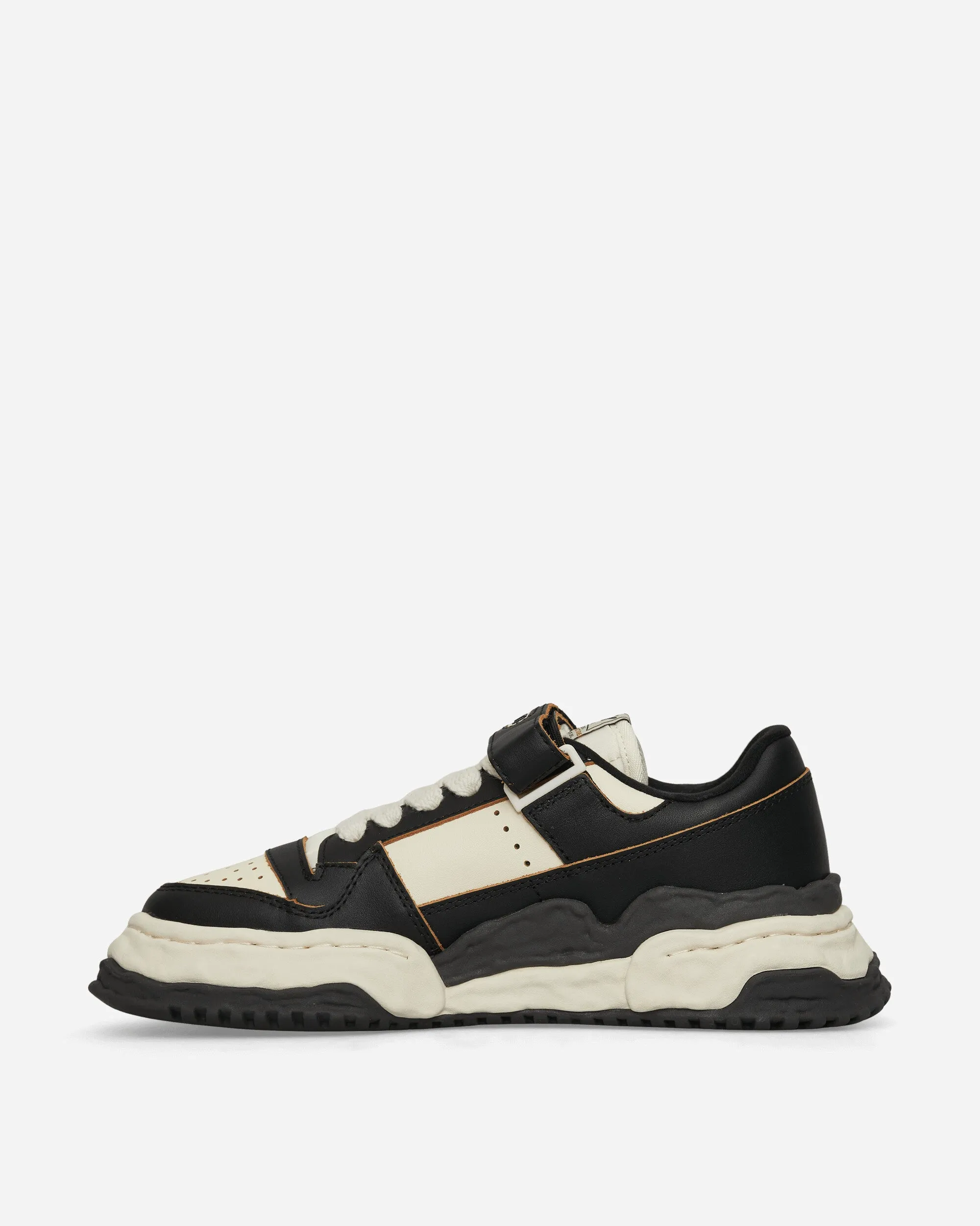 Keith OG Sole Leather Low Sneakers Black / White