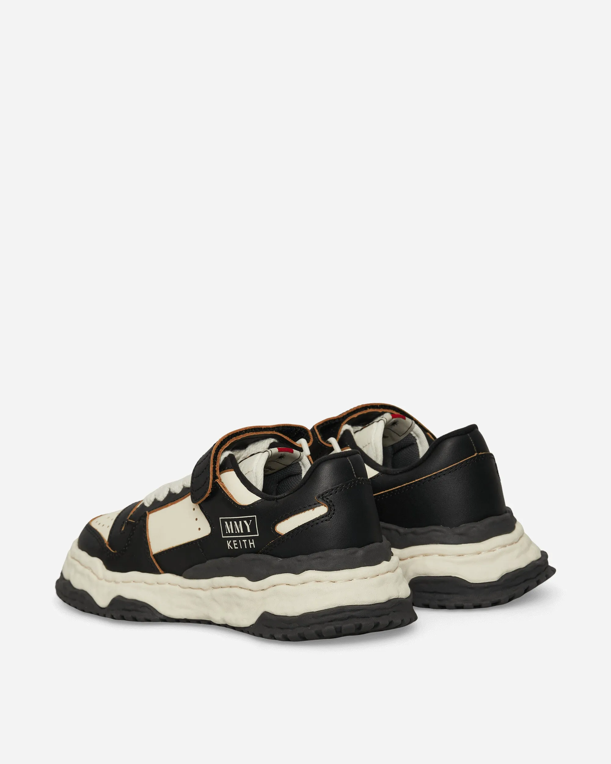 Keith OG Sole Leather Low Sneakers Black / White