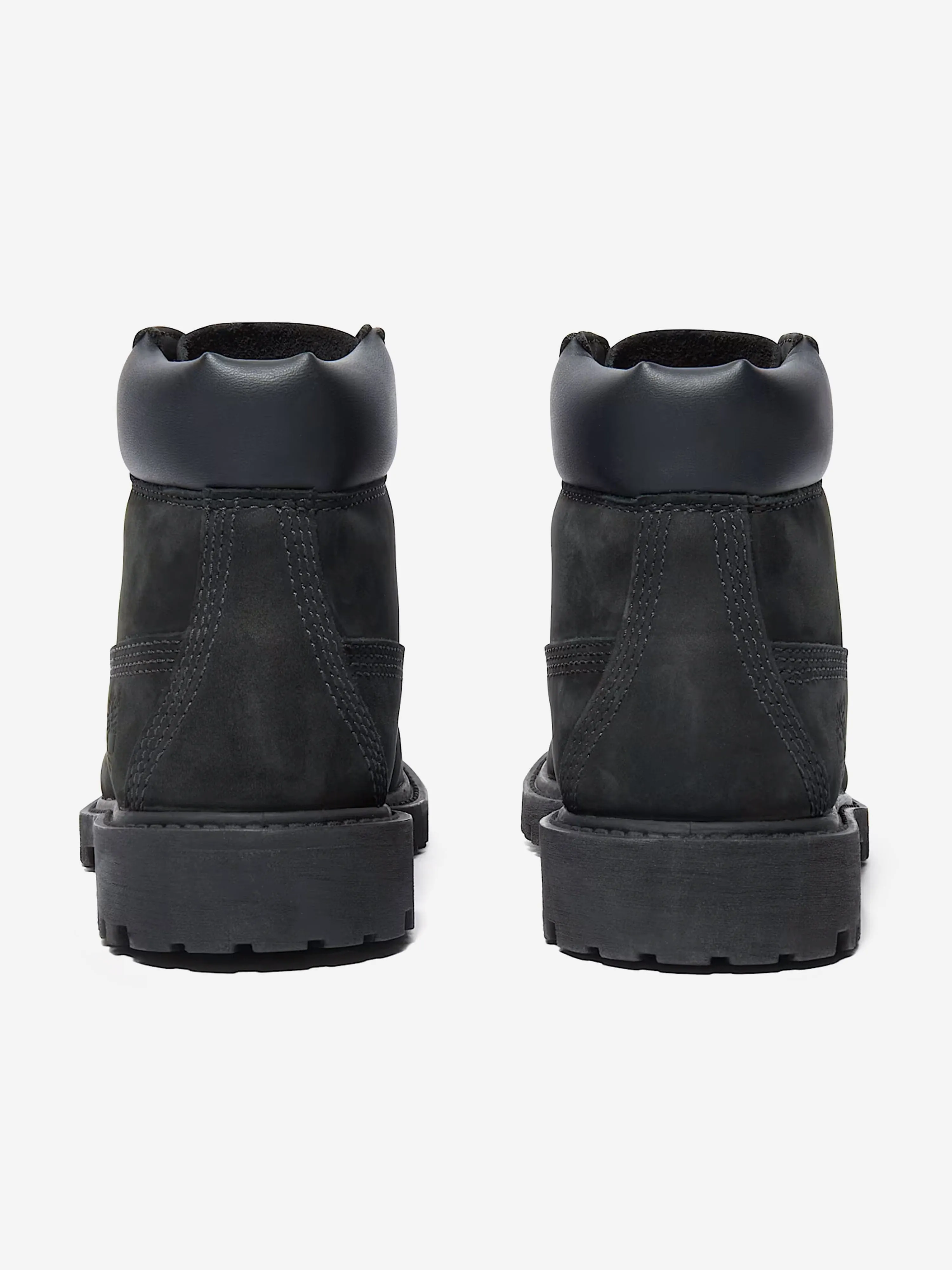 Kids Premium 6 Inch Lace Up Waterproof Boots in Black