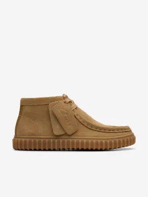Kids Suede Tor Hill Boots in Beige