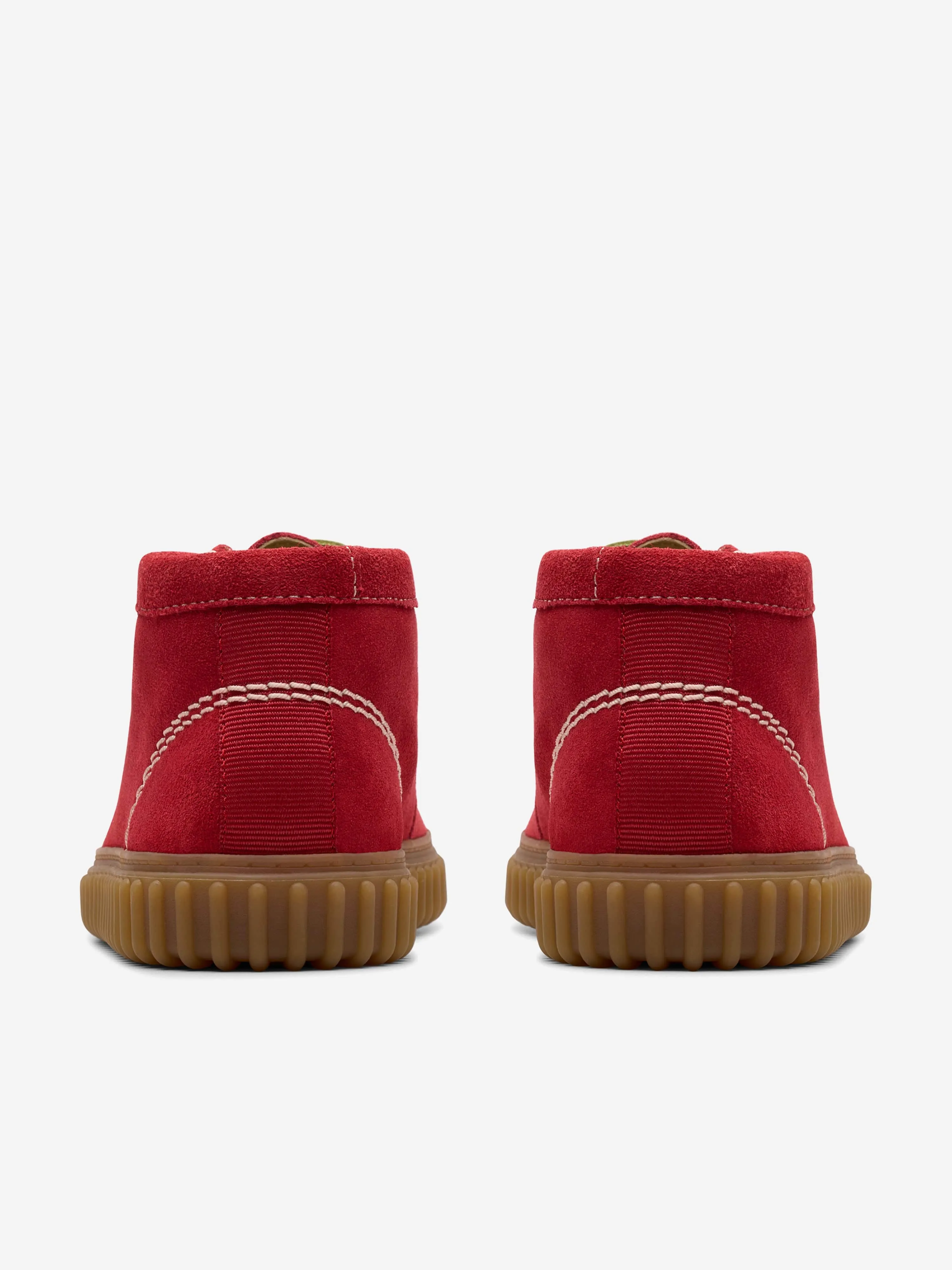 Kids Suede Tor Hill Boots in Red