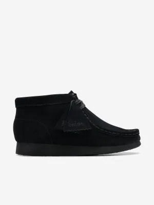 Kids Suede Wallabee Boots in Black