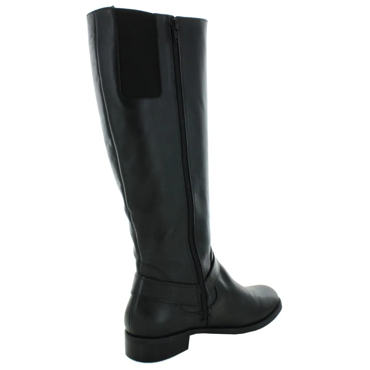 Kristen Womens Leather Knee High Riding Boots