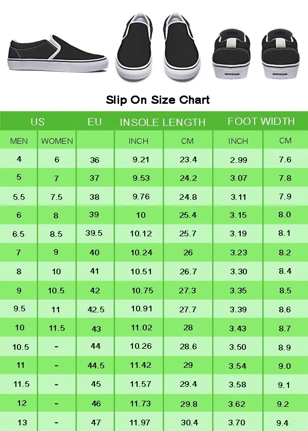 Lab Graph Paper Slip-On Shoes