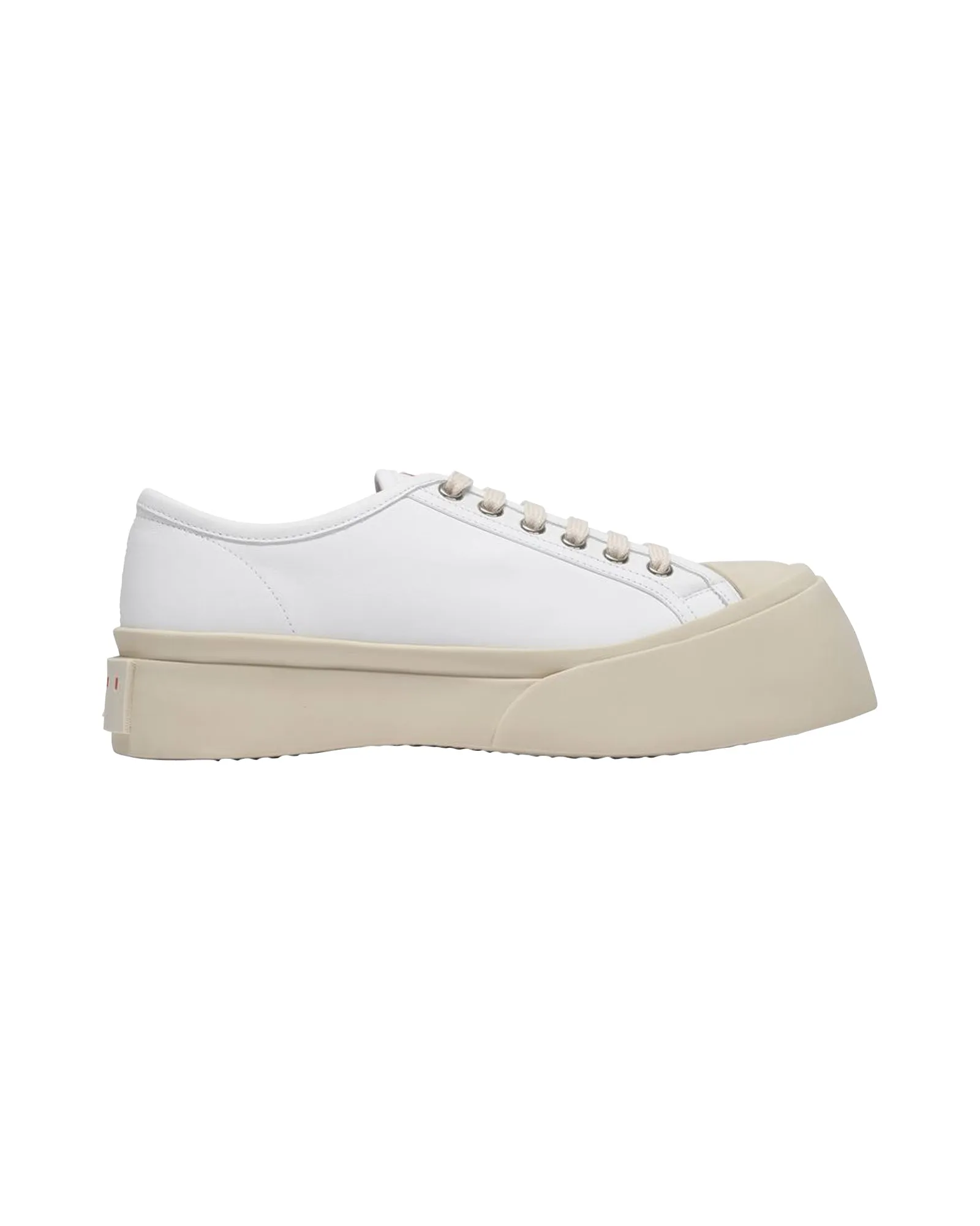 Laced Up Pablo Sneakers - Marni - Lily White - Leather