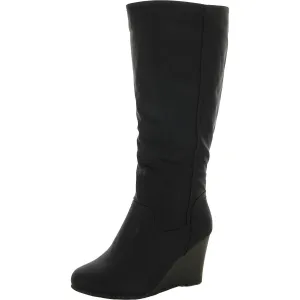 Langly  Womens Pull On Tall Knee-High Boots