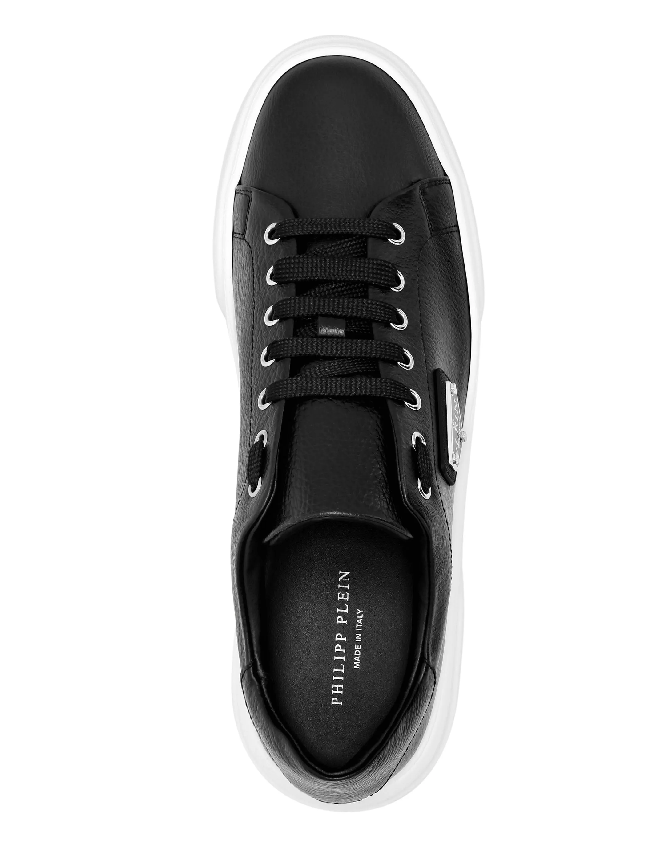 Leather Lo-Top Sneakers Iconic Plein