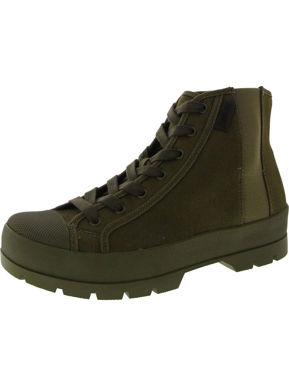 Logan Womens Canvas Lifestyle High-Top Sneakers