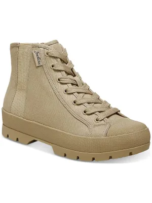 Logan Womens Canvas Lifestyle High-Top Sneakers