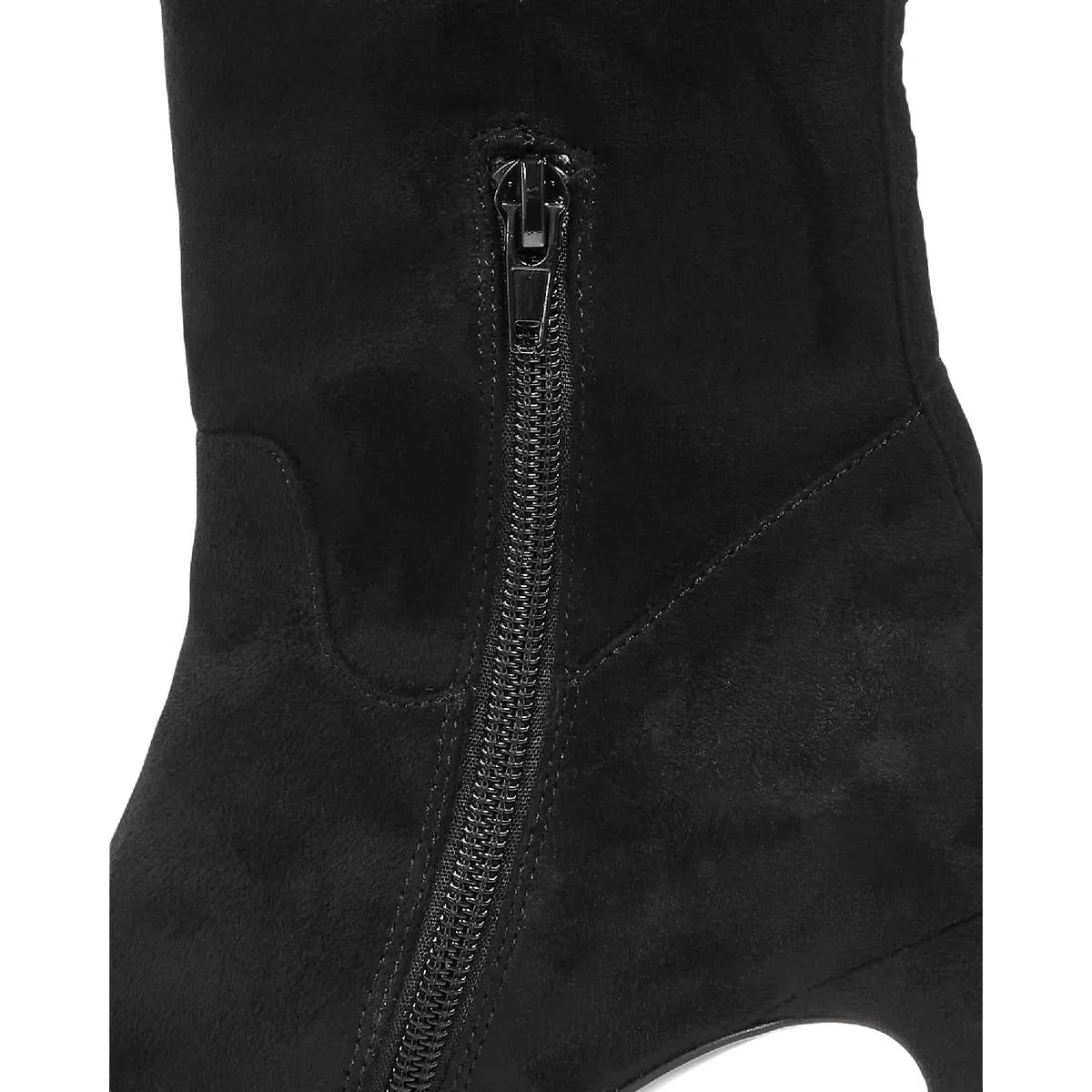 Lola Womens Faux Suede High Heel Dress Boots