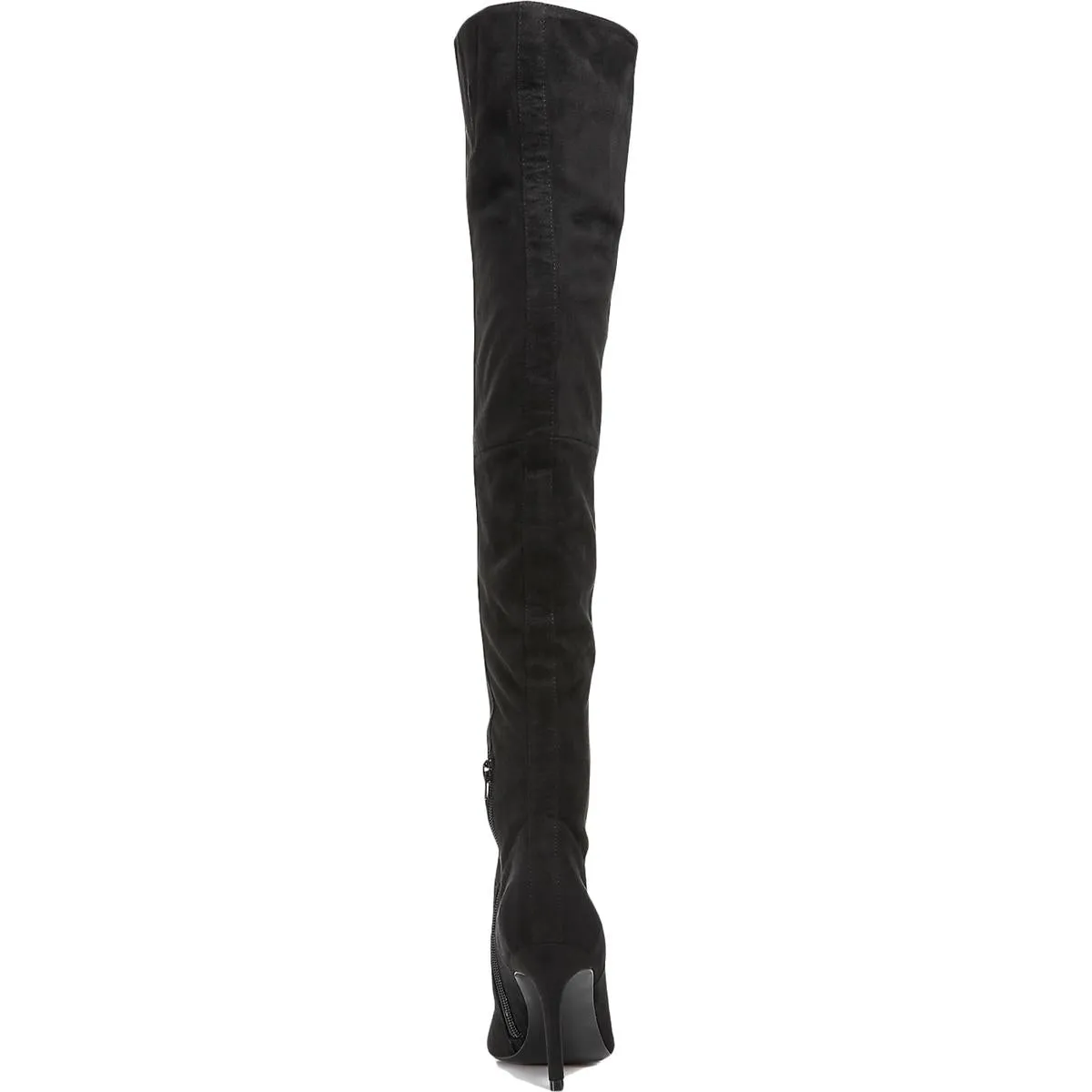 Lola Womens Faux Suede High Heel Dress Boots