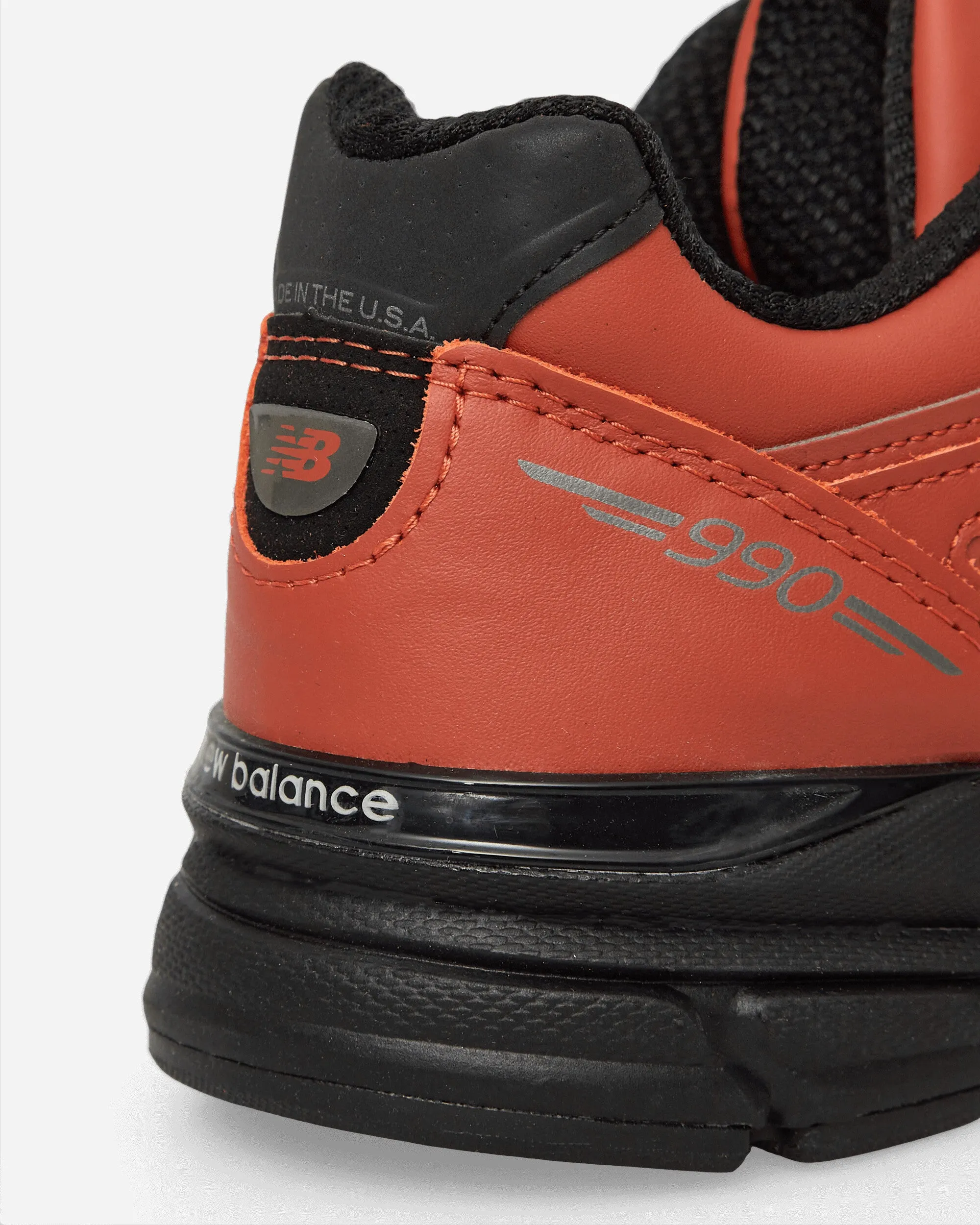 Made in USA 990v4 Sneakers Mahogany