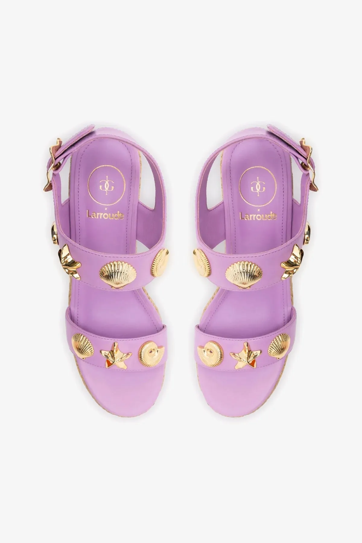 Madison Espadrille In Lilac Leather