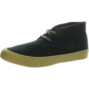 Maslon Desert Boot Carr Mens Lace-Up Denim High-Top Sneakers