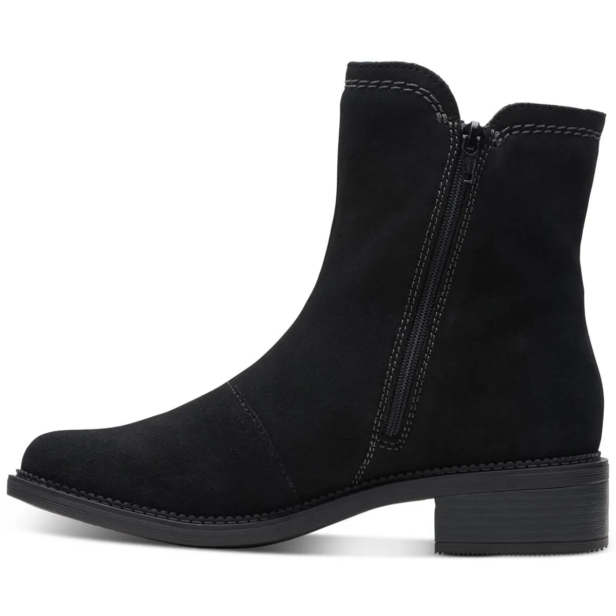 Maye Womens Suede Round Toe Ankle Boots