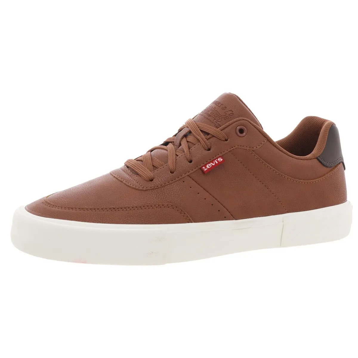 Mens Lace-Up Faux Suede High-Top Sneakers