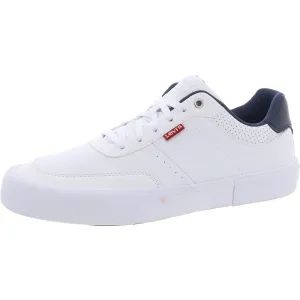 Mens Lace-Up Faux Suede High-Top Sneakers