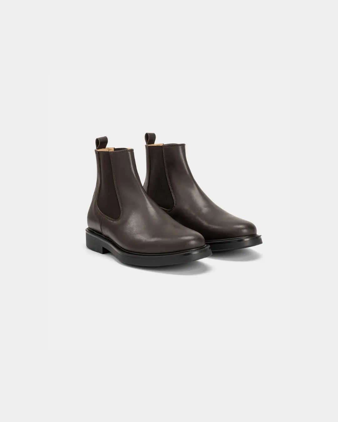 Men's Vegan Leather Chelsea Boots | Brown