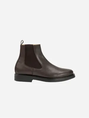 Men's Vegan Leather Chelsea Boots | Brown