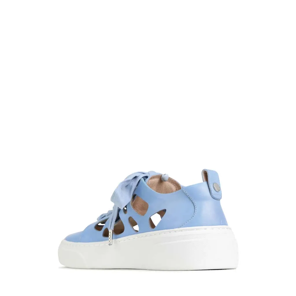 MINNIE LEATHER LAZER CUTOUT SNEAKERS
