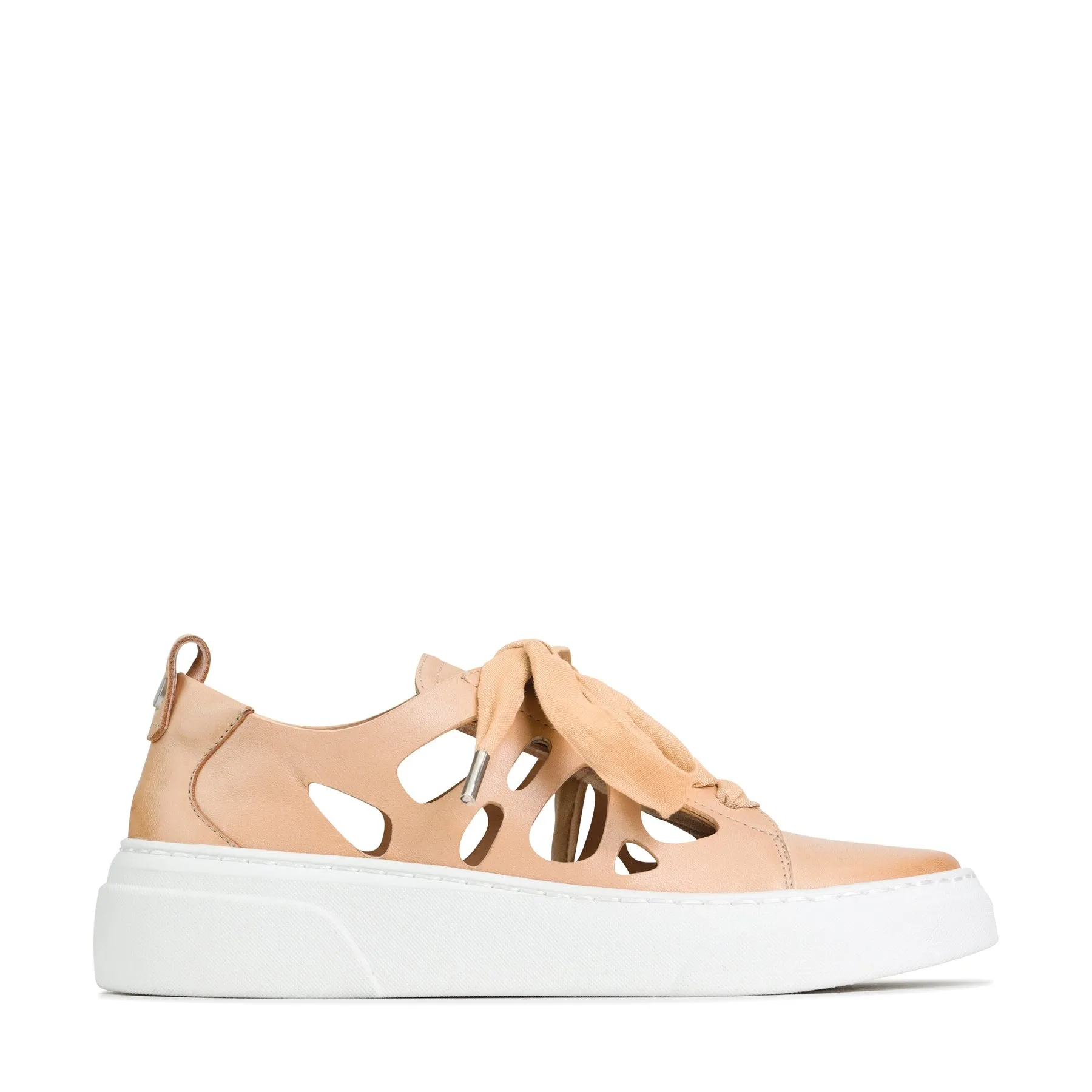MINNIE LEATHER LAZER CUTOUT SNEAKERS