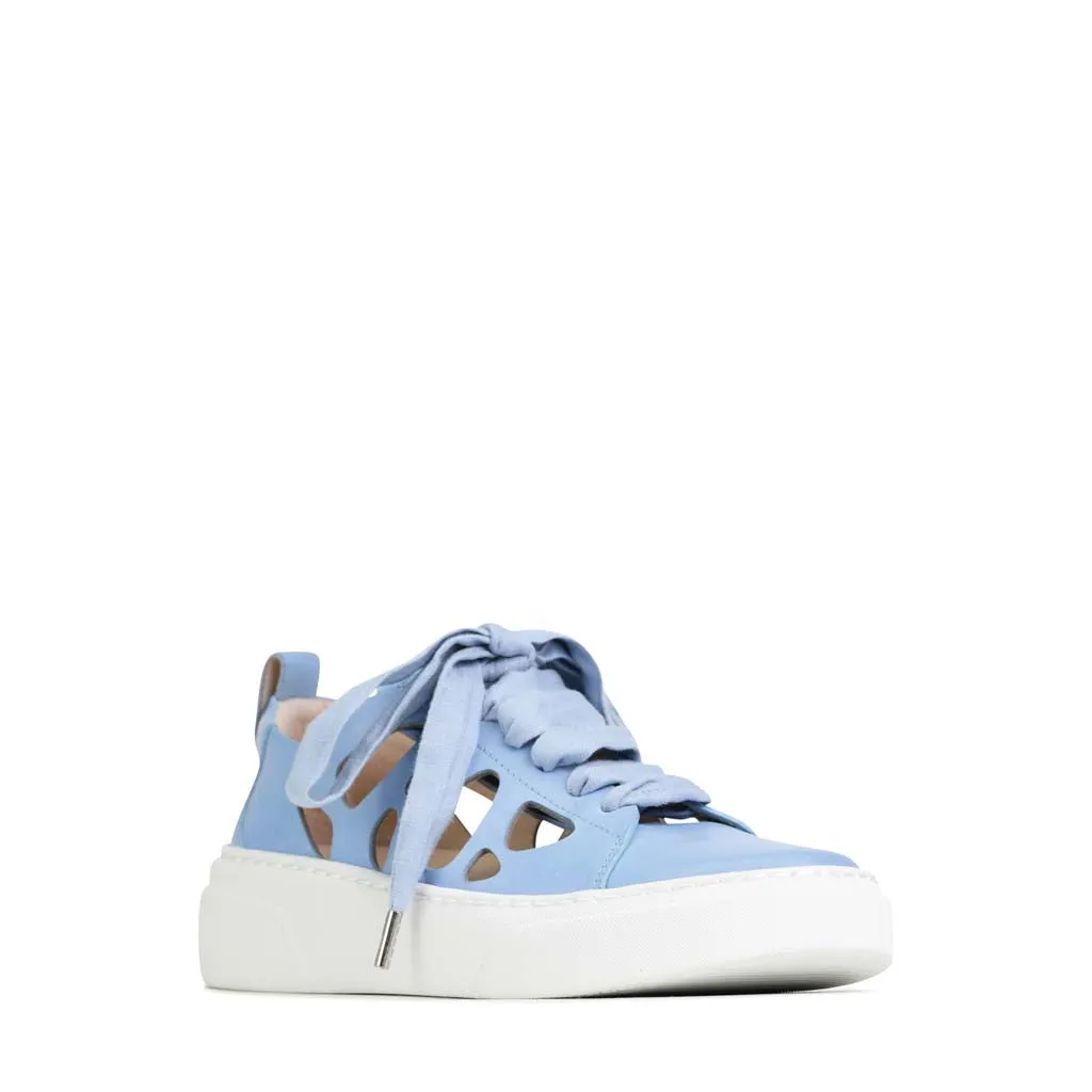 MINNIE LEATHER LAZER CUTOUT SNEAKERS