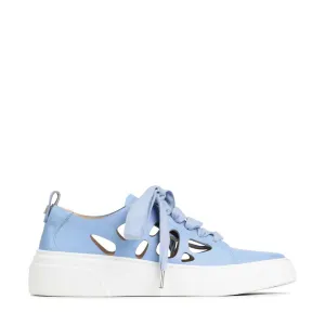 MINNIE LEATHER LAZER CUTOUT SNEAKERS