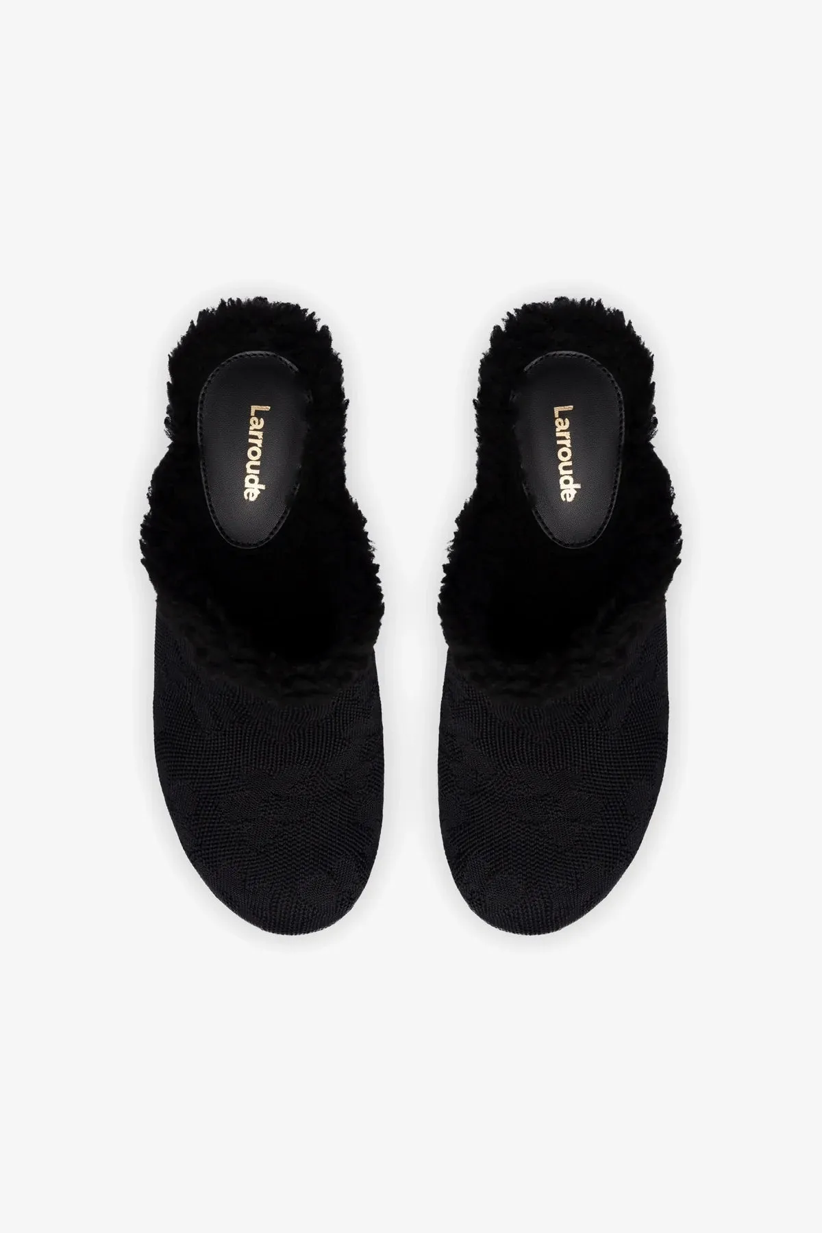 Miso Platform Clog In Black Knit
