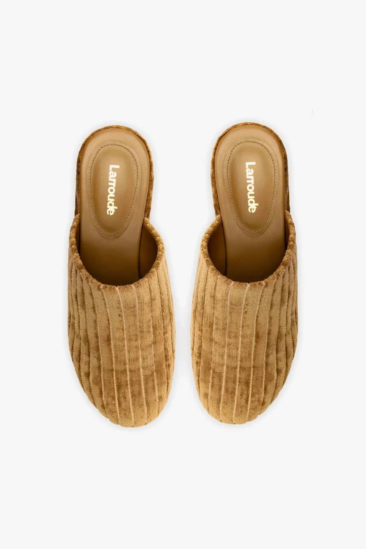 Miso Platform Clog In Latte Velvet