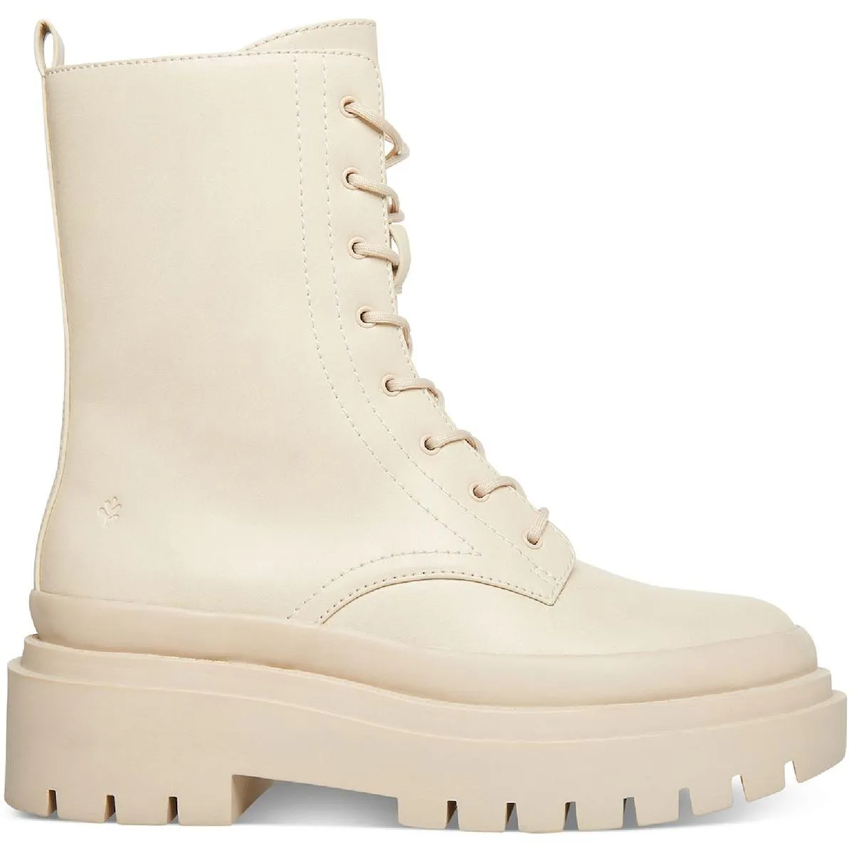 Moss Womens Faux Leather Round Toe Mid-Calf Boots