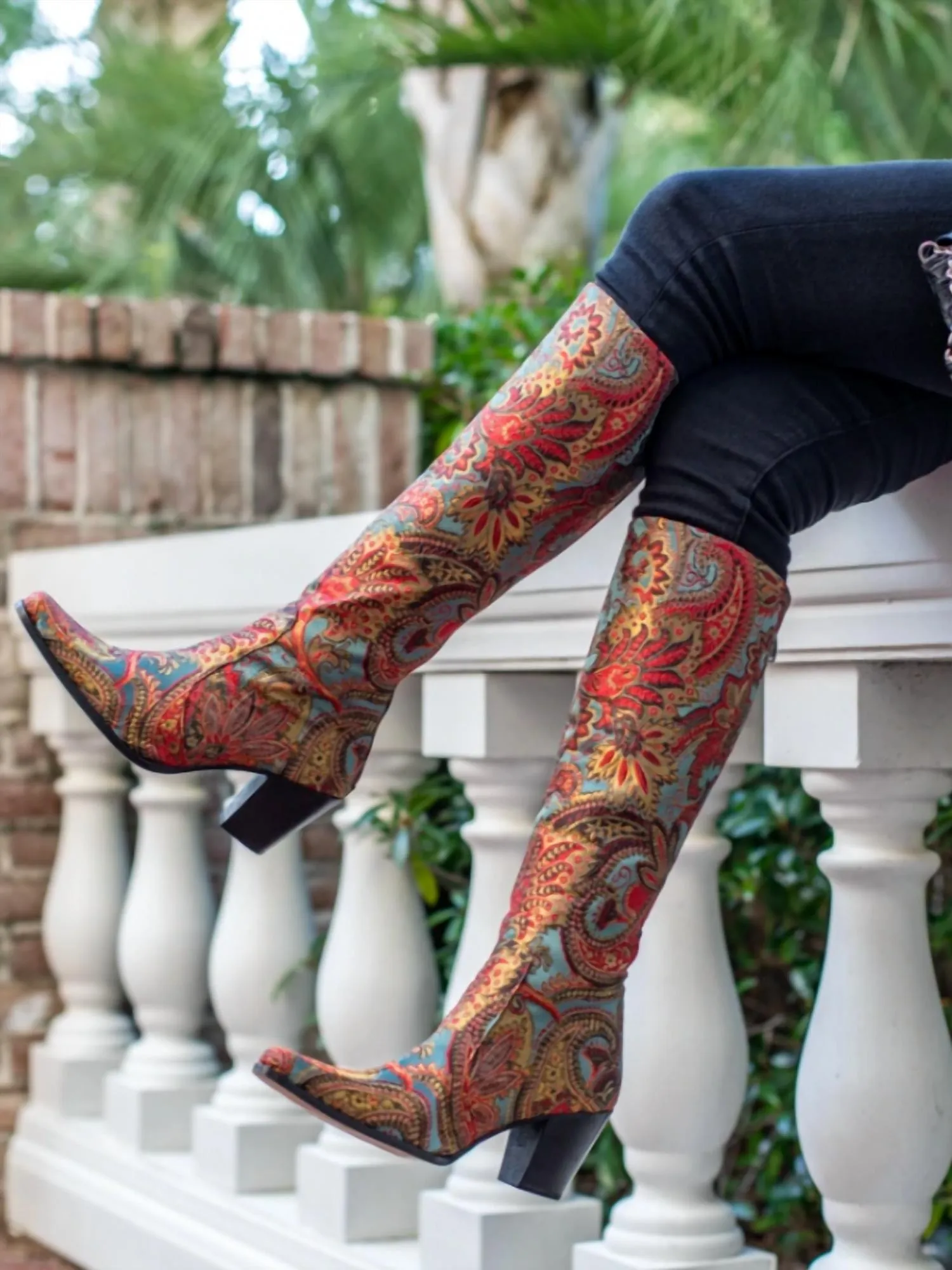 Naples Tall Boots In Multi