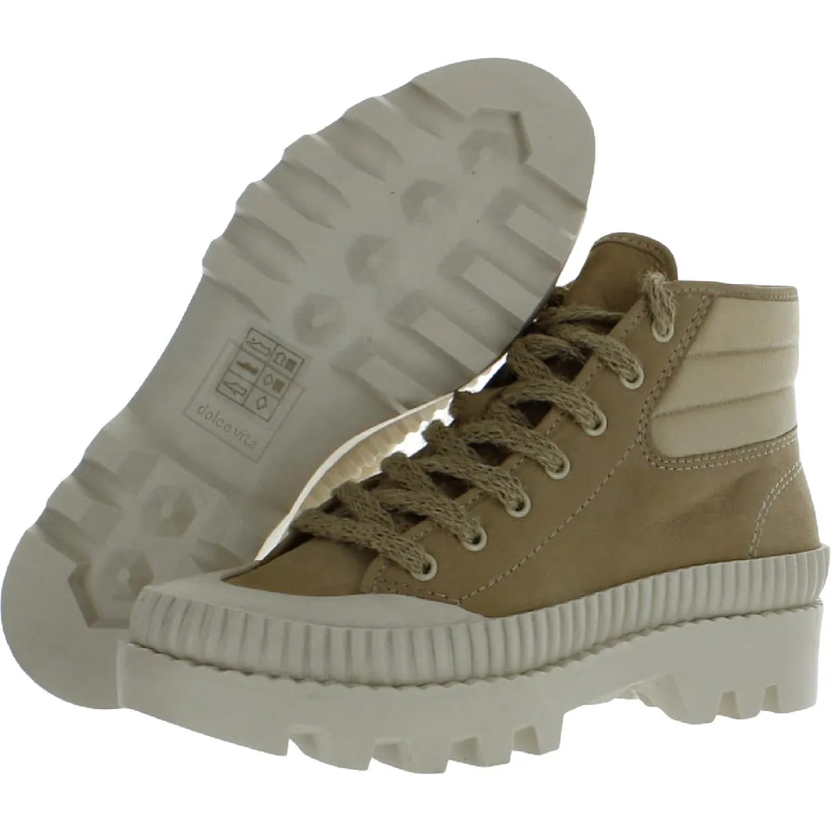 Ociana Womens Lace-Up Lifestyle High-Top Sneakers