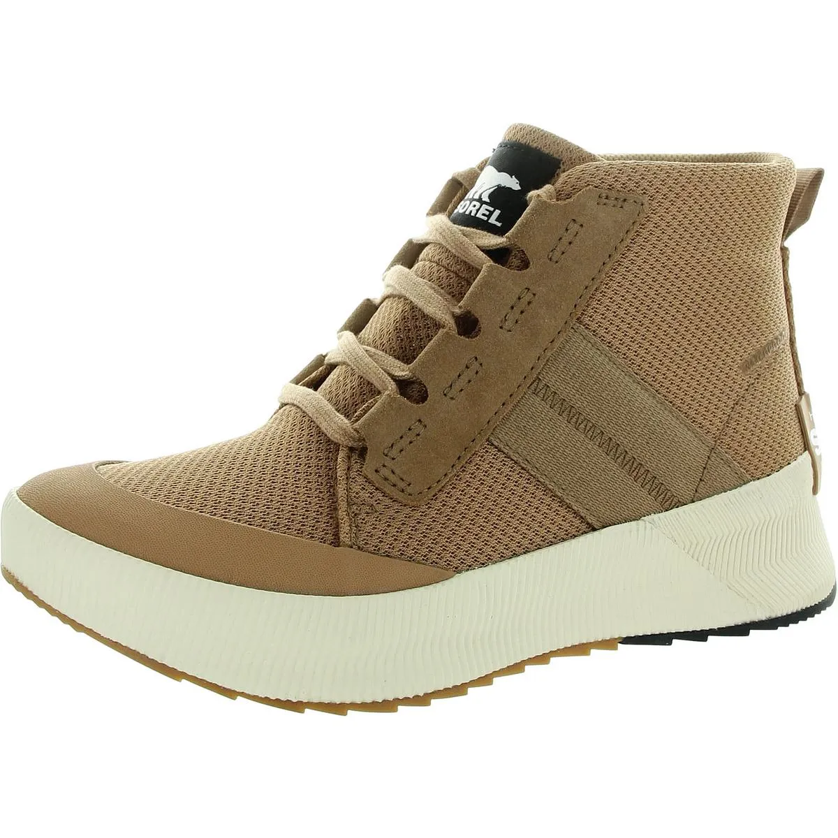 Out N About III Womens Leather Trim Waterproof High-Top Sneakers