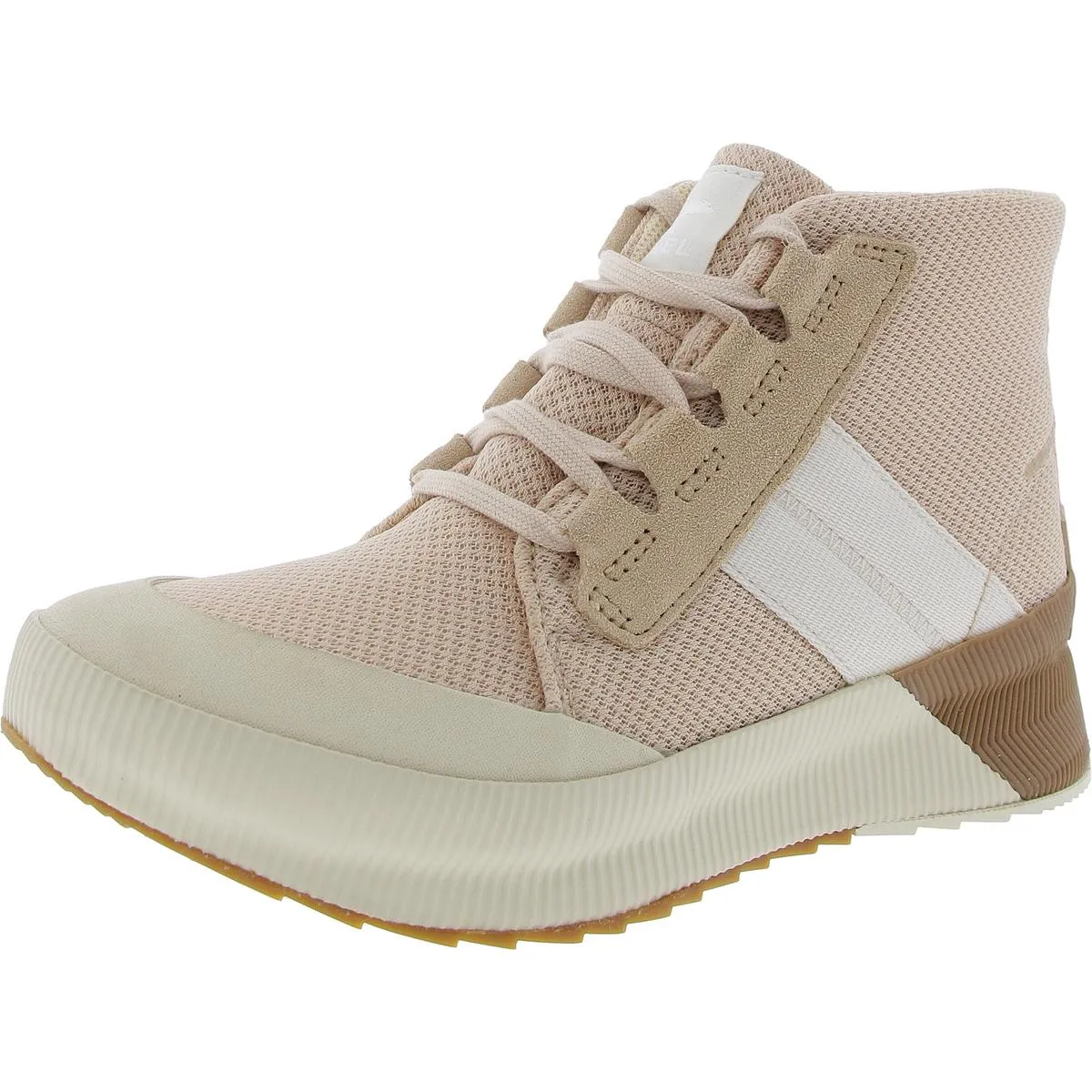 Out N About III Womens Leather Trim Waterproof High-Top Sneakers