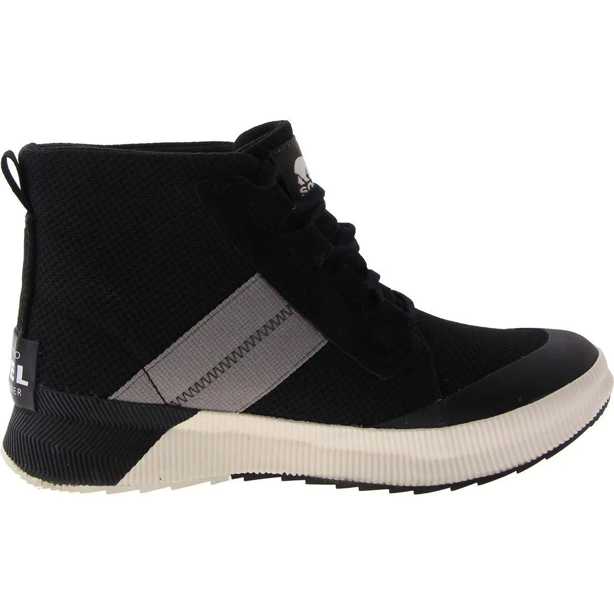 Out N About III Womens Leather Trim Waterproof High-Top Sneakers