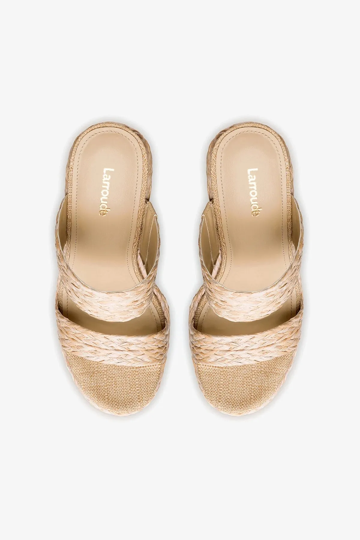 Pamela Wedge In Natural Raffia