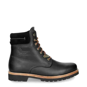 Panama Jack 03 C27 Mens Boots Black Waterproof Leather Laces Hiking Ankle Chukka