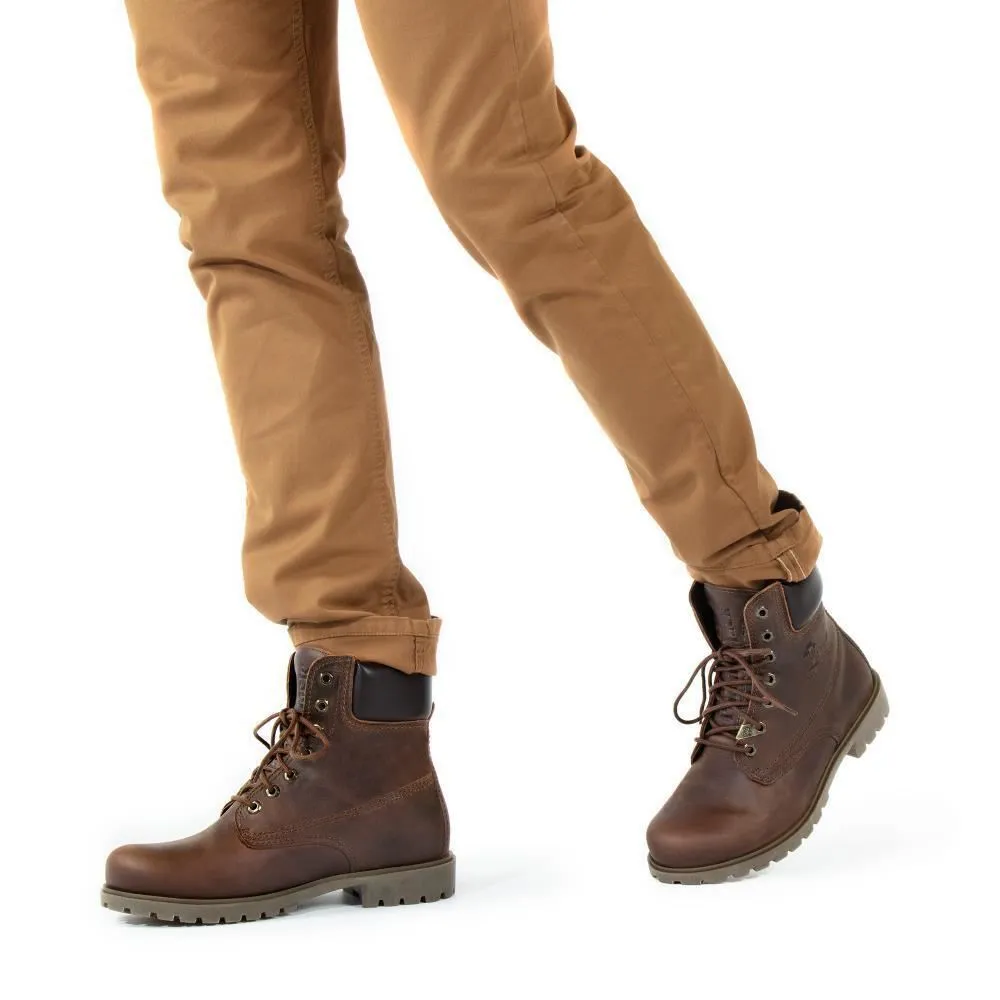 Panama Jack 03 C8 Mens Brown Boots Waterproof Leather Laces Hiking Ankle Chukka