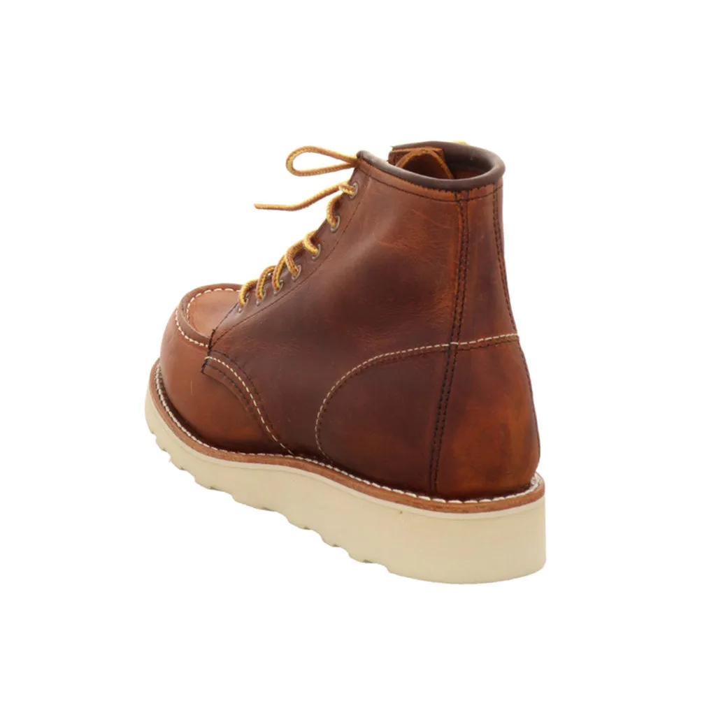 Red Wing Heritage Nubuck Leather 6 Inch Classic Women's Moc Toe Boots