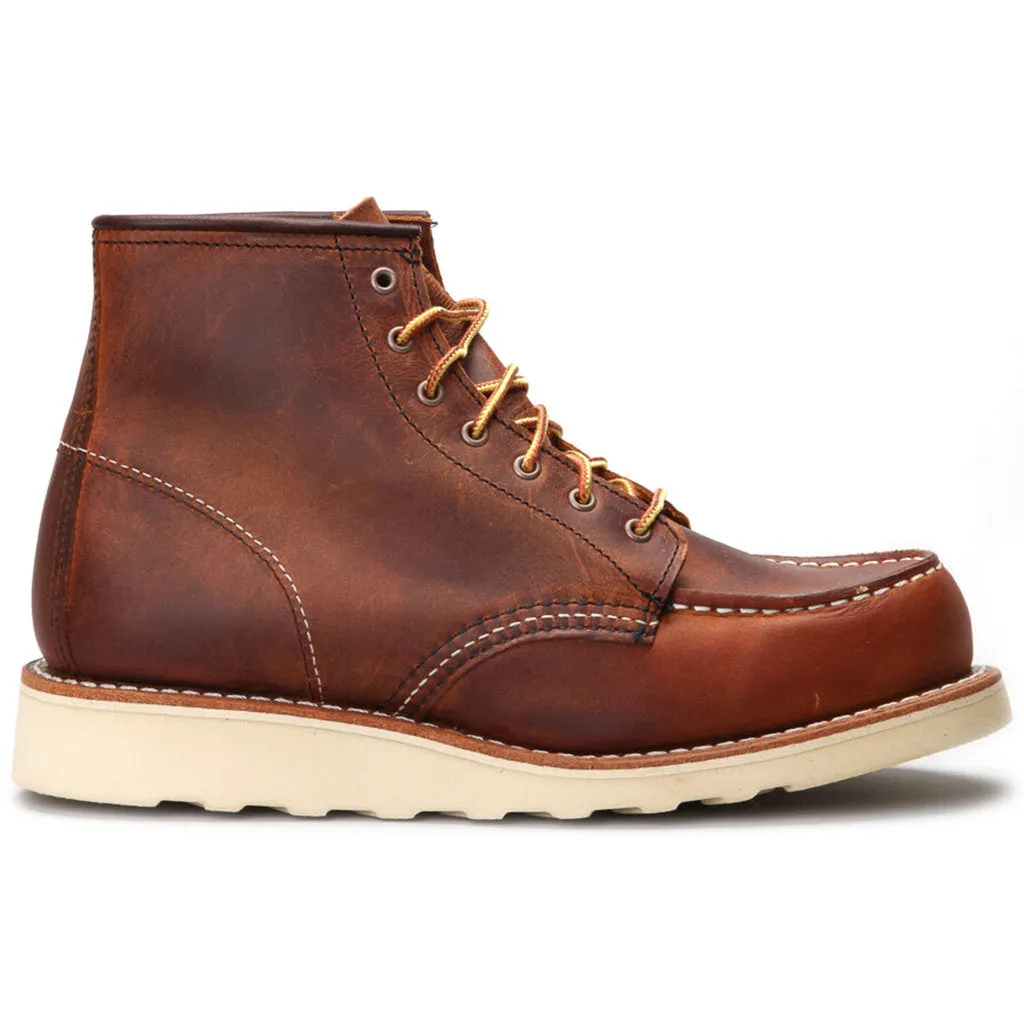 Red Wing Heritage Nubuck Leather 6 Inch Classic Women's Moc Toe Boots