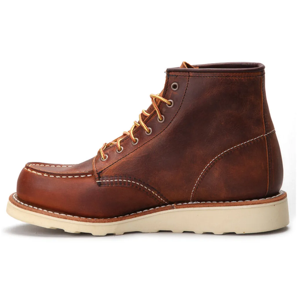 Red Wing Heritage Nubuck Leather 6 Inch Classic Women's Moc Toe Boots