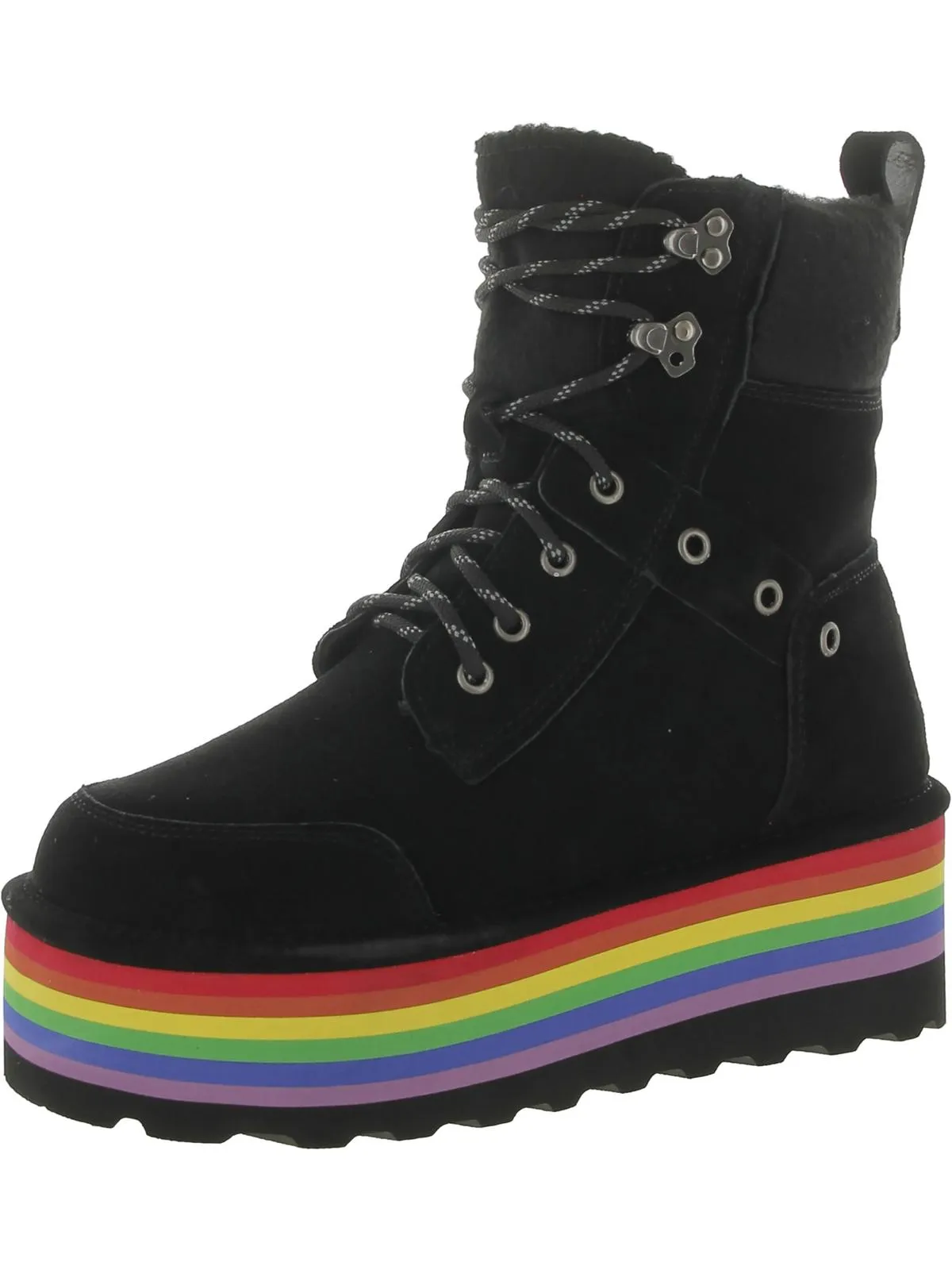 Retro Alicia Womens Sheepskin Cold Weather Shearling Boots
